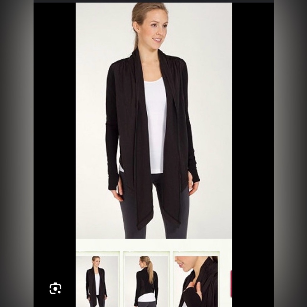 NWOT - Lululemon Your Best Breathe wrap Long Sleeves *Black (US 6)